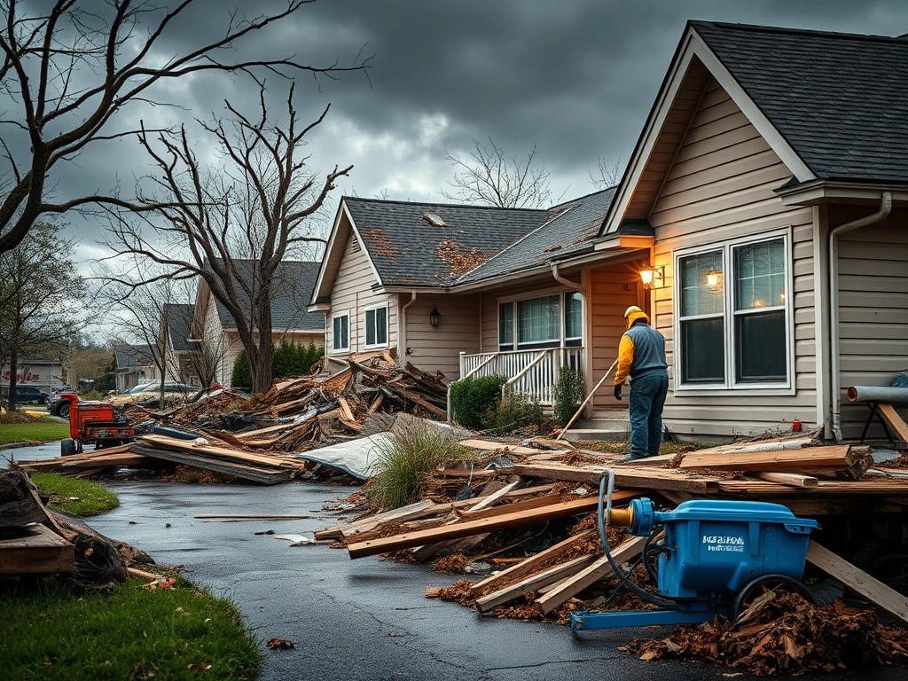 Storm and Natural Disaster Damage Cleanup