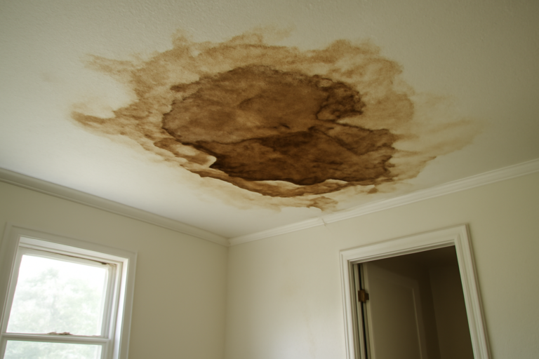 Ceiling Drywall Water Damage Restoration