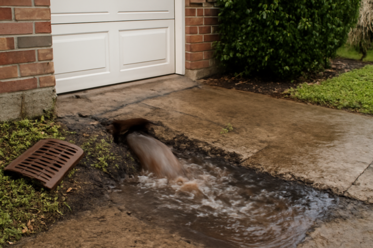 Clogged Drain Water Removal